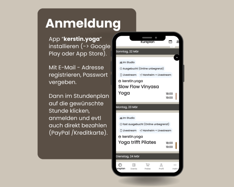 Kursbeschreibungen YOGO